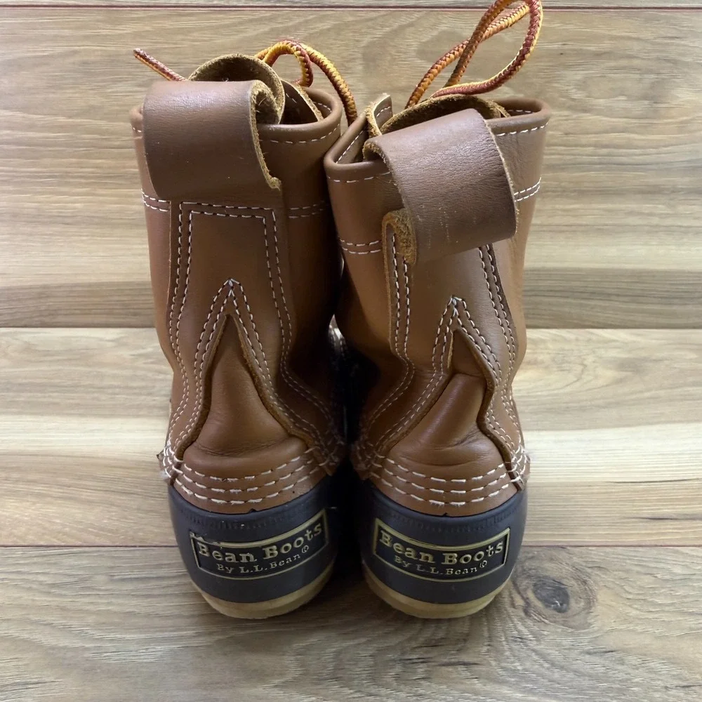 LL Bean Boots Duck Boot Women 7 M Lace Up Waterproof Outdoor Trail Fall Winter